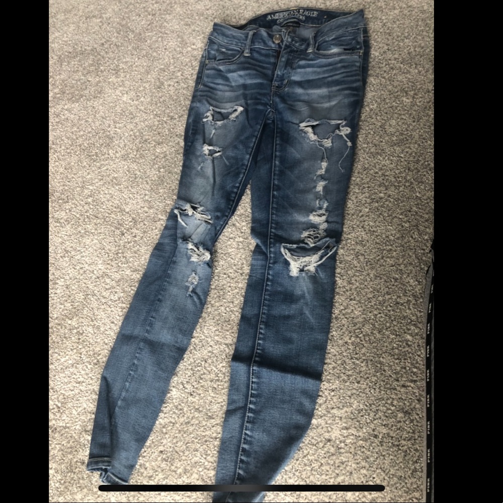 American eagle jeggings super super skinny size 4